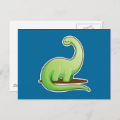Kawaii Bronto Postkarte (Vorne/Hinten)