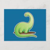 Kawaii Bronto Postkarte (Vorderseite)