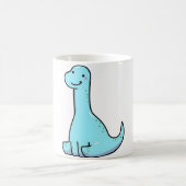 Kawaii Brontosaurus Dinosaurier Kaffeetasse (Mittel)