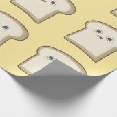 Kawaii Brot Geschenkpapier (Ecke)