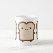 Kawaii Brot / Toast Kaffeetasse (Mittel)