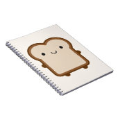 Kawaii Brot / Toast Notizblock (Rechte Seite)