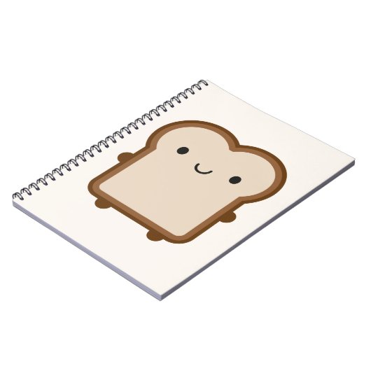 Kawaii Brot / Toast Notizblock (Linke Seite)
