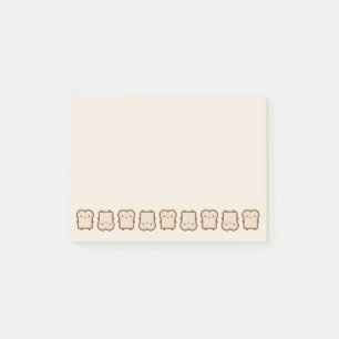Kawaii Brot / Toast Post-it Klebezettel