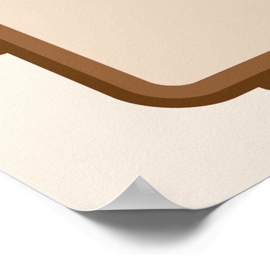 Kawaii Brot / Toast Poster (Ecke)