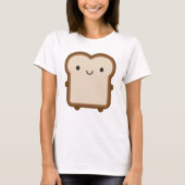 Kawaii Brot / Toast T-Shirt (Vorderseite)