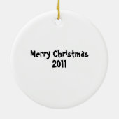 Kawaii brünette Feuerwehrmann-Mädchen-Verzierung Keramikornament (Hinten)