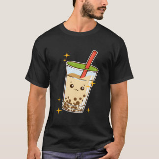 Kawaii Bubble Tea Boba Milch-Tee Tapioka T-Shirt