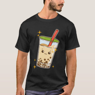 Kawaii Bubble Tea Boba Milk Tea T-Shirt