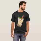 Kawaii Bubble Tea Boba Milk Tea Tapioca T-Shirt (Vorne ganz)
