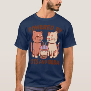 Kawaii Bubble Tea Cats - Funny Boba Tea 1188 T-Shirt