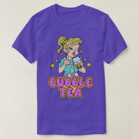 Kawaii Bubble Tea Girl Funny Boba Tee Premium (Design vorne)