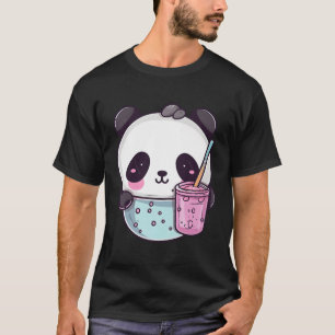 Kawaii Bubble Tea Panda Boba-Tea Japanisch T-Shirt