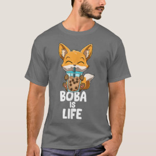 Kawaii Bubble Tee Fox Funny Anime