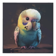 Kawaii Budgie Delight - AI Generated Art