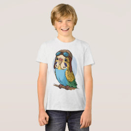 Kawaii Budgie - Niedliche Parakeet Bird Illustrati Tri-Blend Shirt
