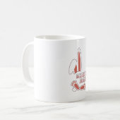Kawaii Bunny Blick Kaffeetasse (Vorderseite Links)