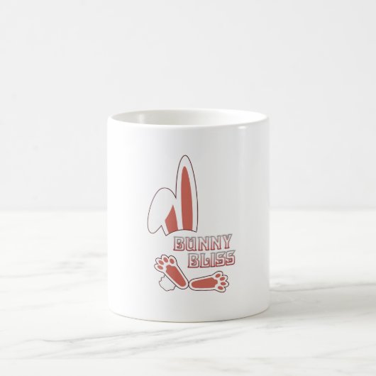 Kawaii Bunny Blick Kaffeetasse (Mittel)