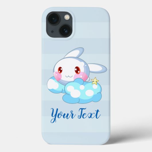 Kawaii Bunny, Cloud & Star Custom Case-Mate iPhone Hülle (Rückseite)
