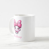 Kawaii Bunny Coquette, BowBunny Kaffeetasse (Vorderseite Links)