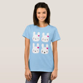 Kawaii Bunny Emotions T-Shirt (Vorne ganz)