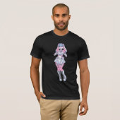 Kawaii Bunny Girl Pastel Furry T - Shirt (Vorne ganz)