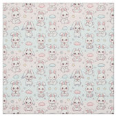 Kawaii Bunny Happy Rabbit Stoff (Muster)