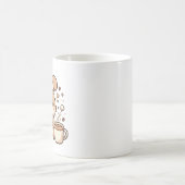Kawaii Bunny Kaffee Clipart Tasse (Mittel)