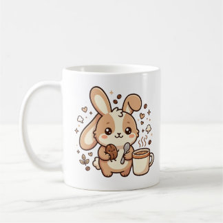 Kawaii Bunny Kaffee Clipart Tasse