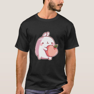 Kawaii Bunny mit Peach für Anime und Manga Fans T-Shirt