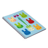 Kawaii Bunny Obst und Gemüse Notizblock (Rechte Seite)