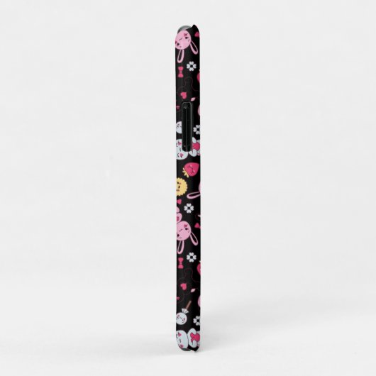 Kawaii Bunny Pattern Case-Mate iPhone Hülle (Hinten/Rechts)