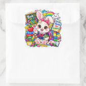 Kawaii Bunny Ready Set Learn Aufkleber (Tasche)