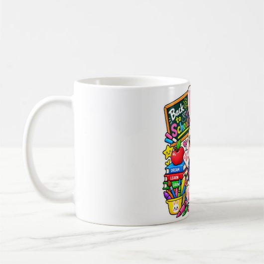 Kawaii Bunny Ready Set Learn Kaffeetasse (Links)