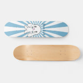 Kawaii-Bunny-Umarmung Skateboard (Horizontal)