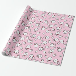 Kawaii Bunny Wrapping Paper Geschenkpapier