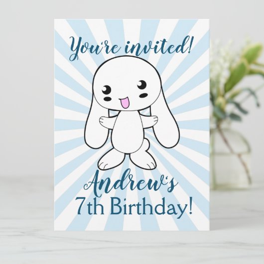 Kawaii Bunny's Hug Custom (Stehend Vorderseite)