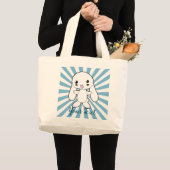Kawaii Bunny's Hug Custom Jumbo Stoffbeutel (Vorderseite (Produkt))