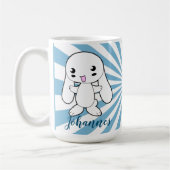 Kawaii Bunny's Hug Custom Kaffeetasse (Links)