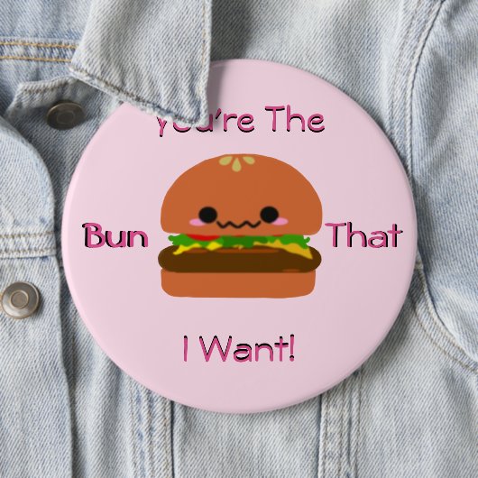 Kawaii Burger Button (Beispiel)