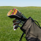 Kawaii Burger Delight Golf Headcover (In SItu)