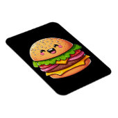 Kawaii Burger Delight Magnet (Rechte Seite)