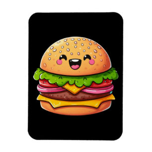Kawaii Burger Delight Magnet