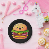 Kawaii Burger Delight Pappteller (Party)