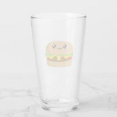 Kawaii Burger Glas (Rückseite)