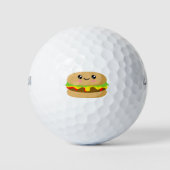 Kawaii Burger Golfball (Vorderseite)