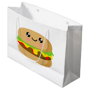 Kawaii-Burger Große Geschenktüte
