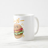 Kawaii Burger Kaffeetasse (VorderseiteRechts)