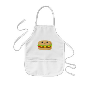 Kawaii Burger Kinderschürze