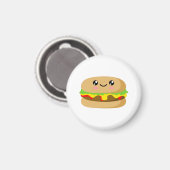 Kawaii Burger Magnet (Vorderseite/Rückseite)